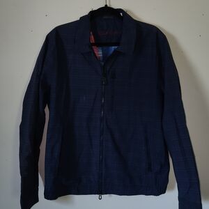 Mens Robert Graham Blue Plaid Jacket | Medium